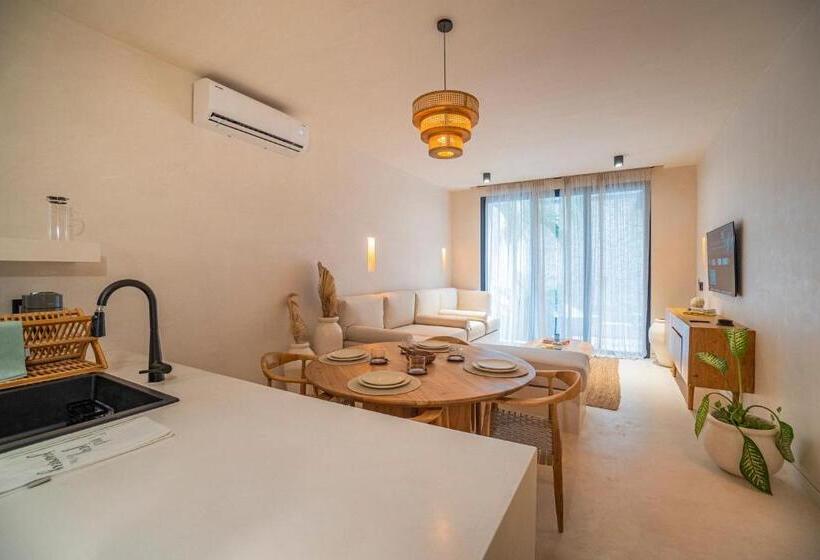 آپارتمان 1 خوابه همکف, Nãmas Tulum