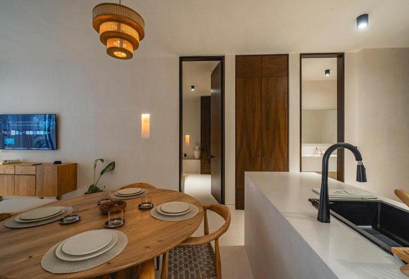 آپارتمان 1 خوابه همکف, Nãmas Tulum