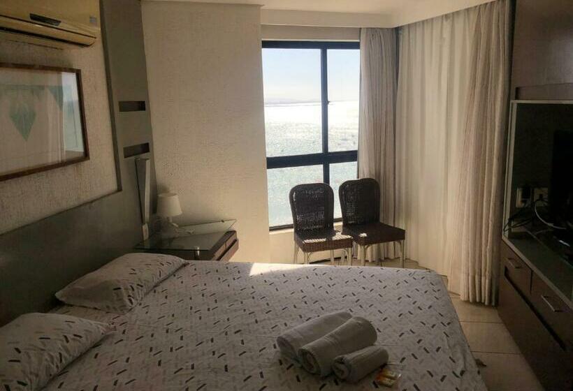 침실 1개 바다 전망 아파트, Iate Plaza Beiramar Fortaleza App1006