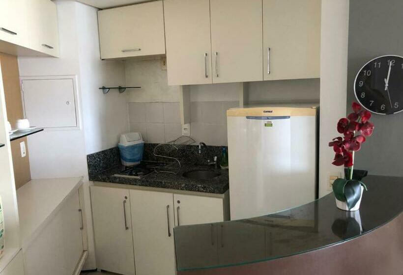 带1个卧室的带海景的公寓, Iate Plaza Beiramar Fortaleza App1006