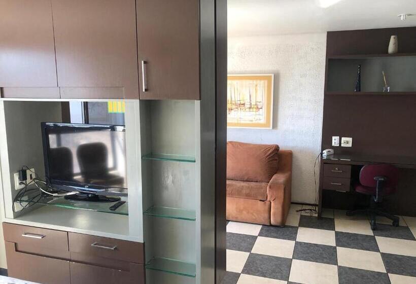 带1个卧室的带海景的公寓, Iate Plaza Beiramar Fortaleza App1006