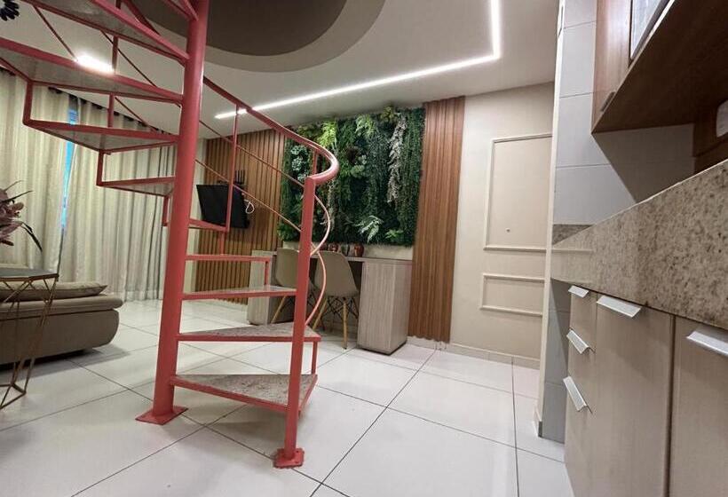 דירת חדר נוף לים, Linda Cobertura Vista Mar