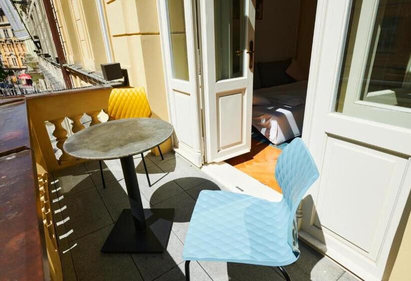 آپارتمان 1 خوابه با بالکن, Residence Dlouha   Old Town