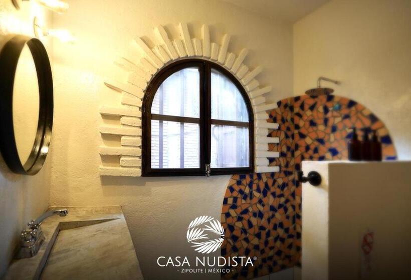 디럭스 스위트 킹 침대, Casa Nudista   Lgbt