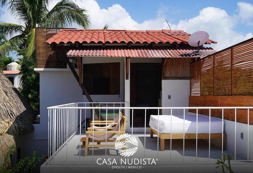 キングサイズベッドのデラックススイート, Casa Nudista   Lgbt