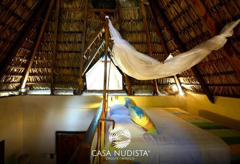 디럭스 스위트 킹 침대, Casa Nudista   Lgbt