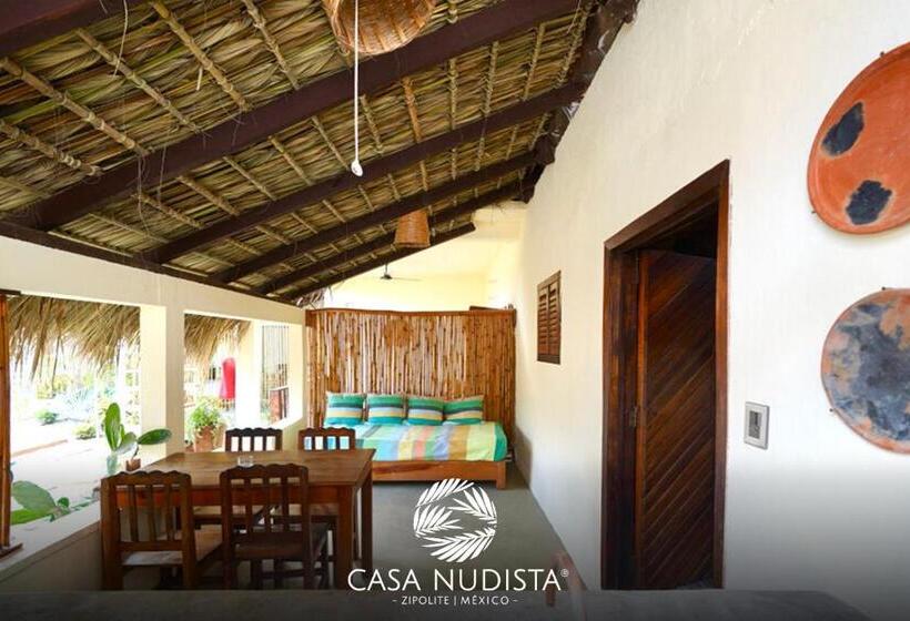 디럭스 스위트 킹 침대, Casa Nudista   Lgbt