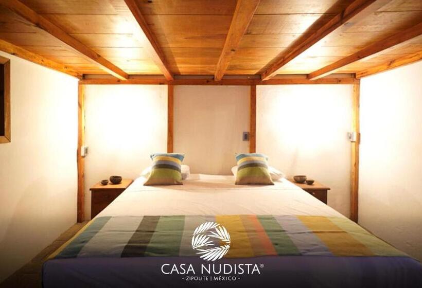 디럭스 스위트 킹 침대, Casa Nudista   Lgbt