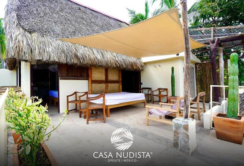 디럭스 스위트 킹 침대, Casa Nudista   Lgbt