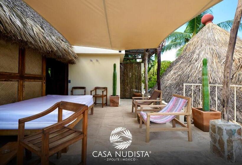 디럭스 스위트 킹 침대, Casa Nudista   Lgbt