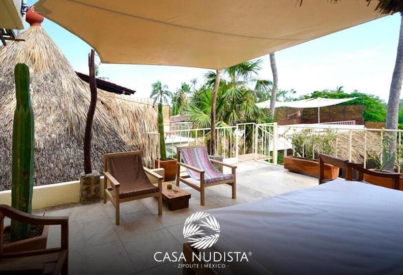 キングサイズベッドのデラックススイート, Casa Nudista   Lgbt