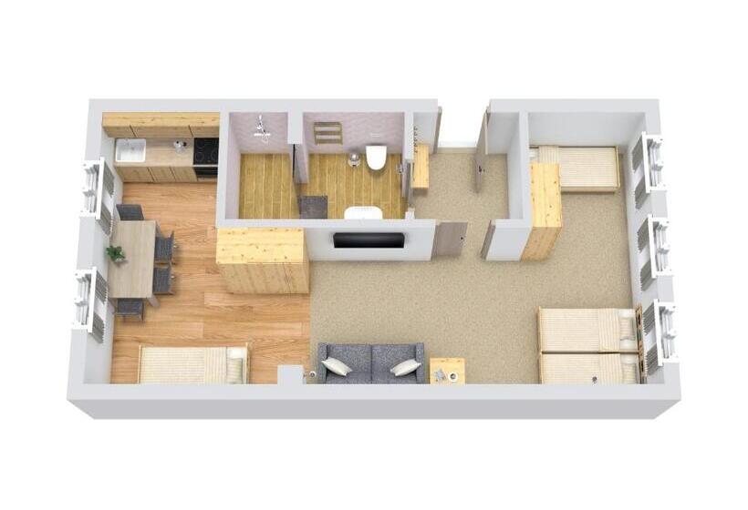 带1个卧室的公寓, Pension Barborka