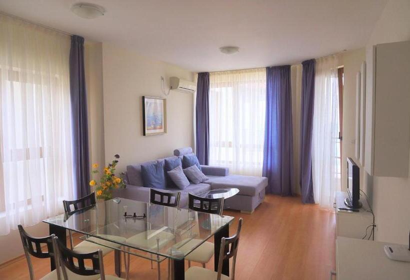 침실 1개 바다 전망 아파트, комплекс бяла виста до плажа   Complex Byala Vista Near The Beach