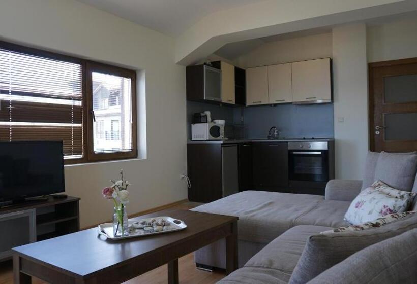 침실 1개 아파트, комплекс бяла виста до плажа   Complex Byala Vista Near The Beach