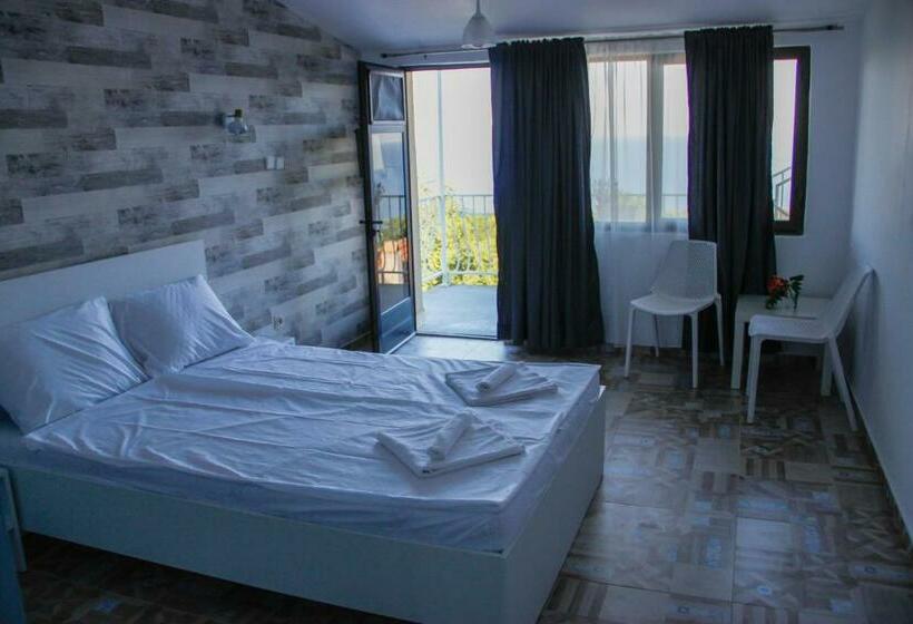 חדר סטנדרט נוף לים עם מרפסת, Simada Blue Guest House