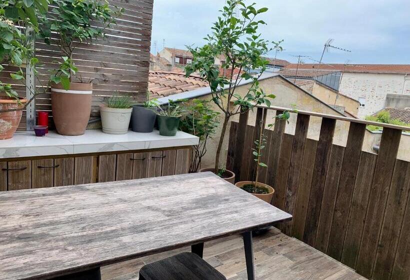 اتاق استاندارد با تراس, Tang Home Bordeaux Hyper Centre