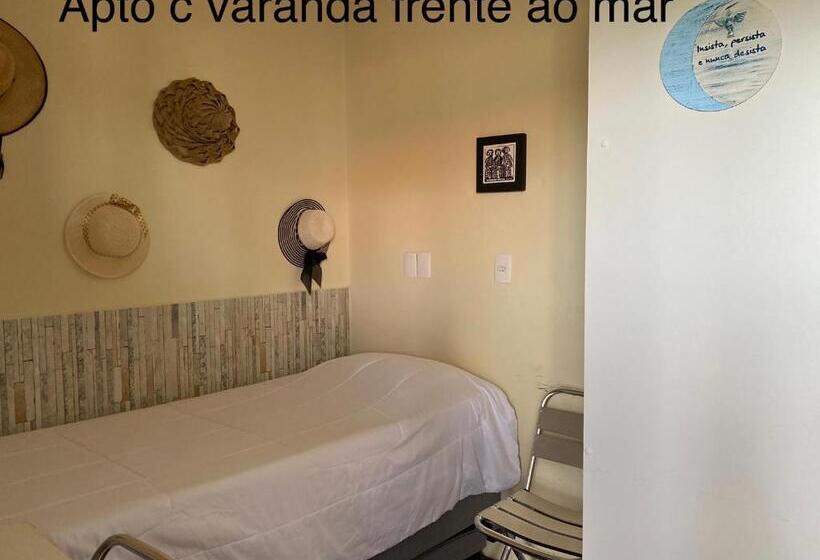 شقة غرفة نوم واحدة مزودة بشُرفة, Flats Apart Hotel Marinas Carneiros   Vista P Mar