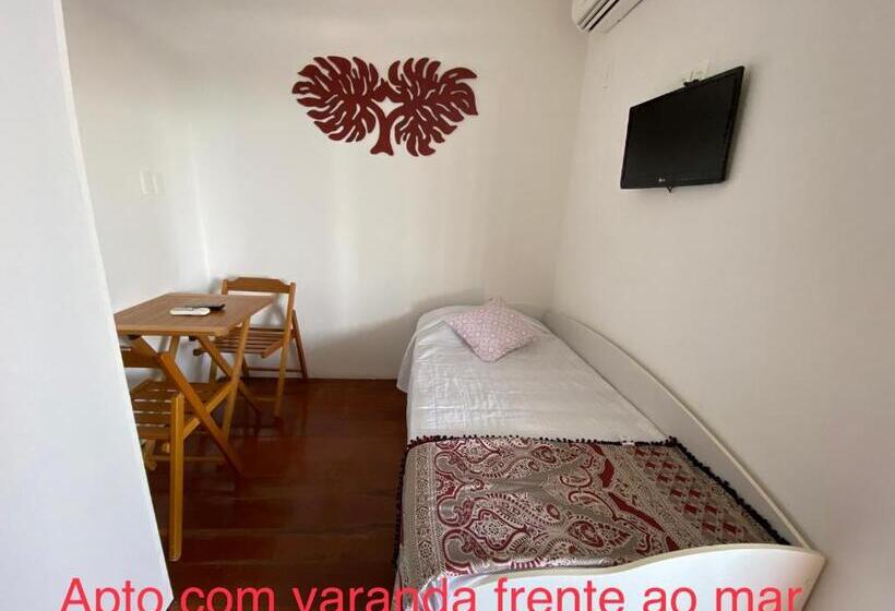 شقة غرفة نوم واحدة مزودة بشُرفة, Flats Apart Hotel Marinas Carneiros   Vista P Mar