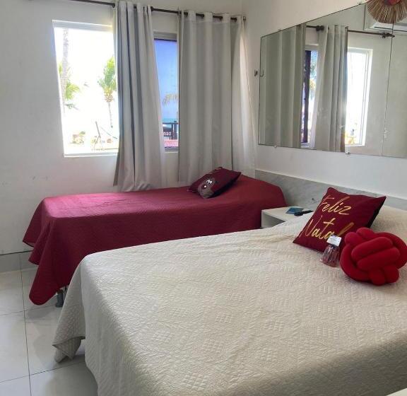 شقة غرفة نوم واحدة مزودة بشُرفة, Flats Apart Hotel Marinas Carneiros   Vista P Mar