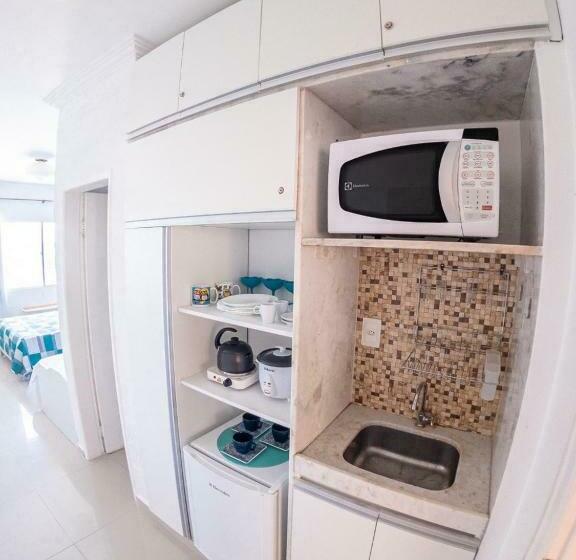 إستوديو قياسى مطل على البحر, Flats Apart Hotel Marinas Carneiros   Vista P Mar