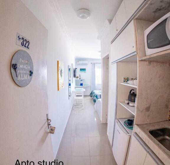 إستوديو قياسى مطل على البحر, Flats Apart Hotel Marinas Carneiros   Vista P Mar