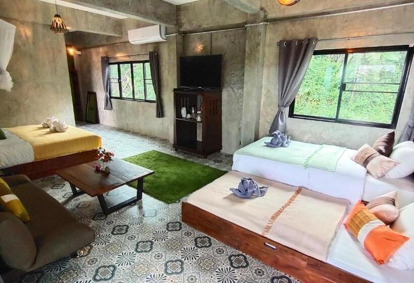 Номер Стандарт с Террасой, บ้านภูคำฟ้า ดอยปู่ไข่ Baan Phu Kham Fah