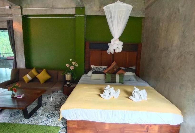 Номер Стандарт с Террасой, บ้านภูคำฟ้า ดอยปู่ไข่ Baan Phu Kham Fah