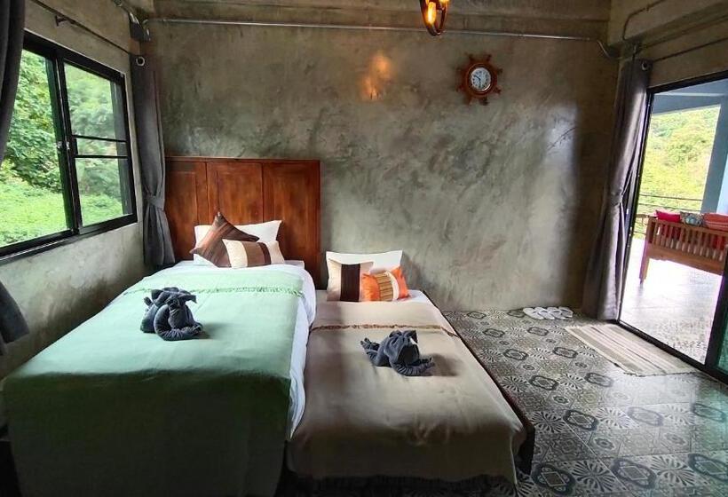 Номер Стандарт с Террасой, บ้านภูคำฟ้า ดอยปู่ไข่ Baan Phu Kham Fah