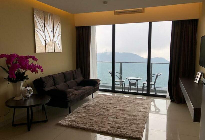 جناح مزوَّد بشرفة, Sky D Mont Suites