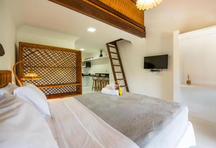 חדר משפחתי נוף לים, Sup House Barra Grande