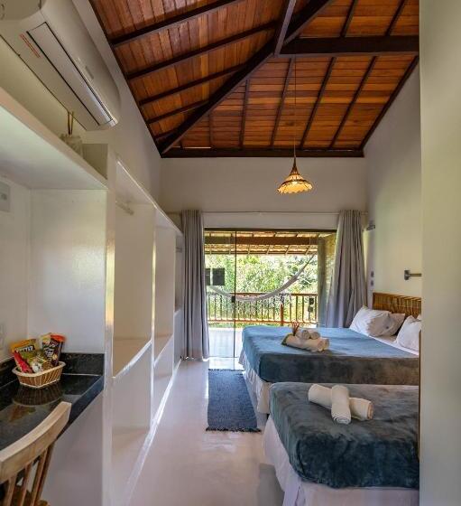 חדר סופריור לשלושה עם נוף לים, Sup House Barra Grande