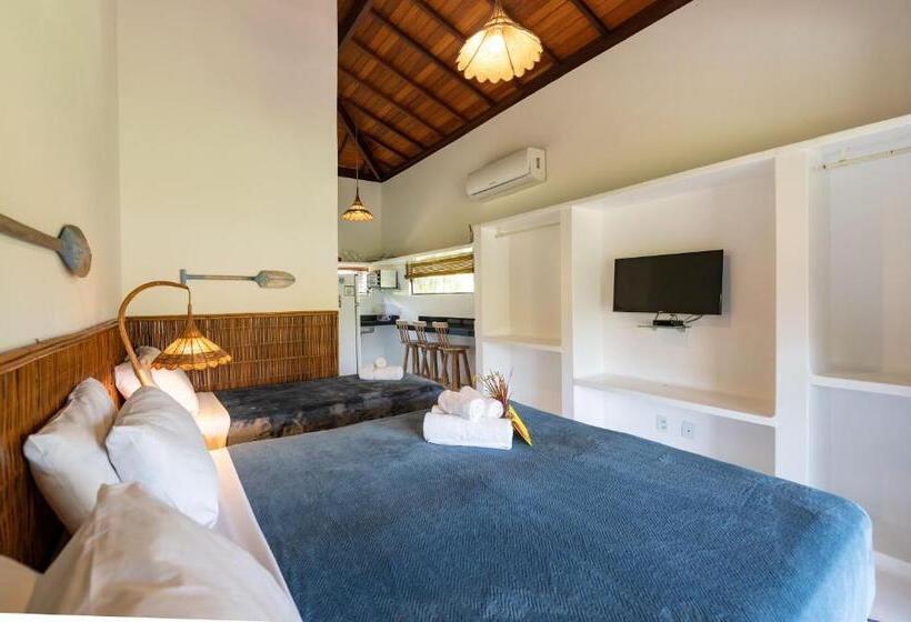 חדר סופריור לשלושה עם נוף לים, Sup House Barra Grande