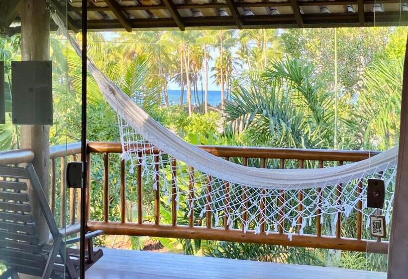 חדר סופריור לשלושה עם נוף לים, Sup House Barra Grande