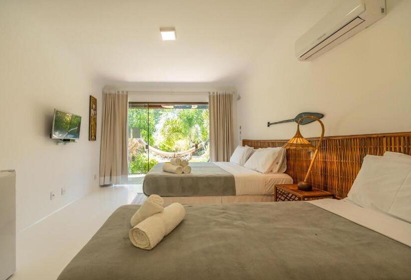 חדר סטנדרט לשלושה עם נוף לבריכה, Sup House Barra Grande