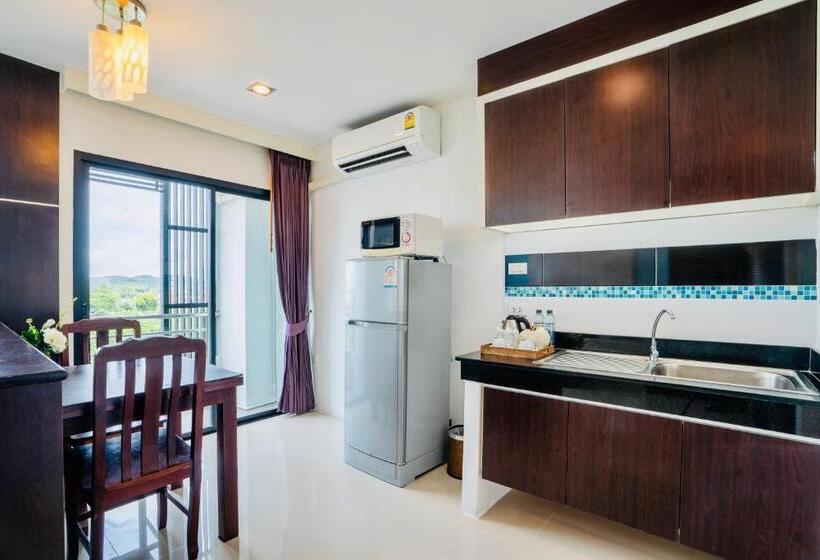 디럭스 스위트 킹 침대, Ca Hotel And Residence Phuket   Sha Extra Plus