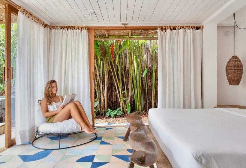 جناح مزود بحمام سباحة, Casa Das Conchas Caraiva