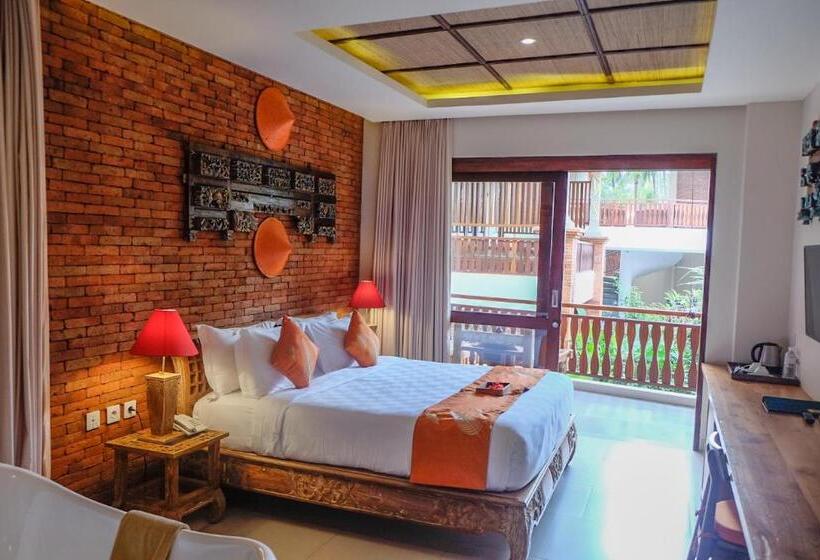חדר סטנדרט נוף לבריכה, Green Field Resort Ubud