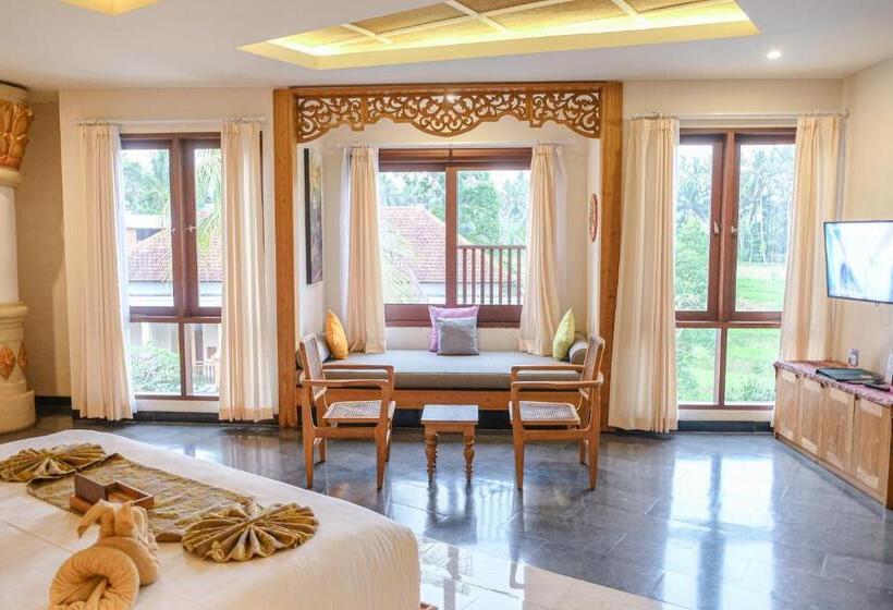 סוויטה נוף לבריכה, Green Field Resort Ubud