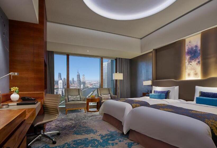 Deluxe room with river view, Shangrila Tianjin