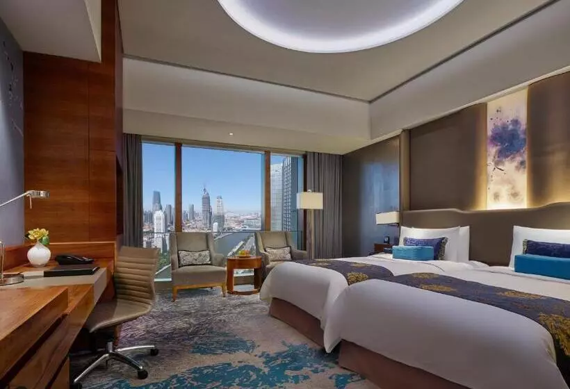 Deluxe room with river view, Shangrila Tianjin