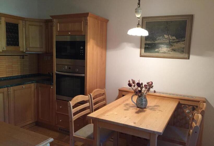 2침실 아파트 정원 전망, Penzion Brnenka