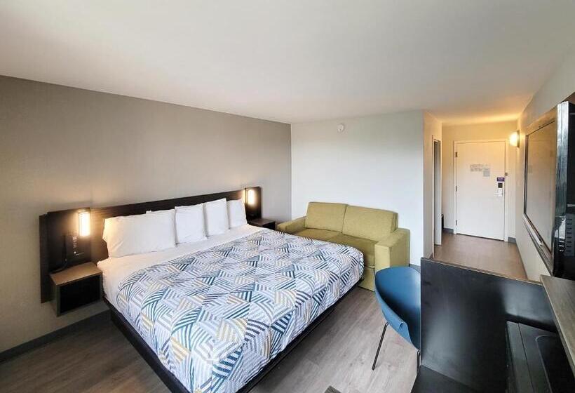 キングサイズベッドのスタンダードルーム, Motel 6 Jackson, Tn