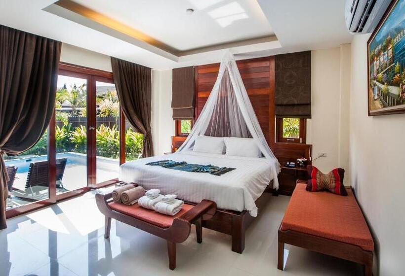 빌라 1 베드룸 - 수영장, T Villa Phuket Nai Yang Beach