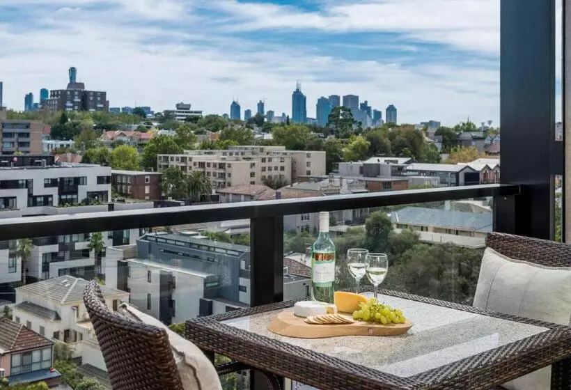 １ベッドルームアパートメント, Oaks Melbourne South Yarra Suites
