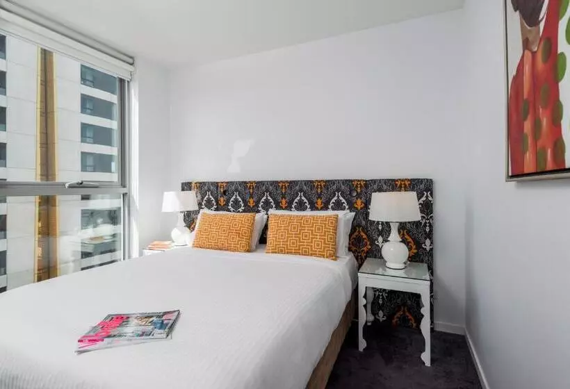 １ベッドルームアパートメント, Oaks Melbourne South Yarra Suites