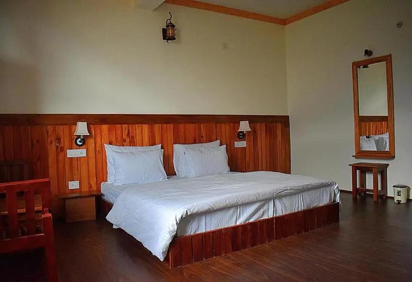 Deluxe-huone Parveke, The Landsby Cottages