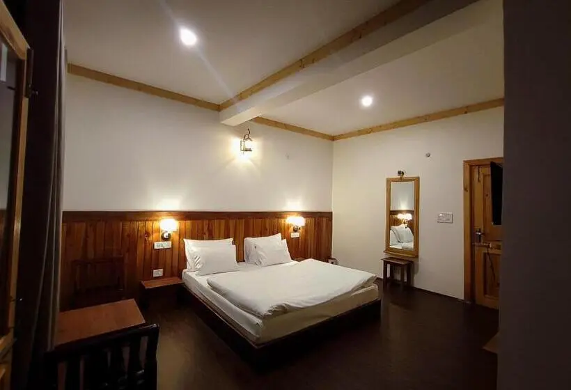 Deluxe-huone Parveke, The Landsby Cottages