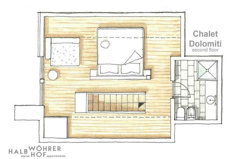 شاليه غرفة نوم واحدة, Halbwöhrerhof