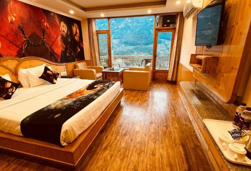 اتاق استاندارد با چشمانداز کوهستان, Smuggler Resort Near Khatusham & Hadimba Temple With Parking & Swimming Pool