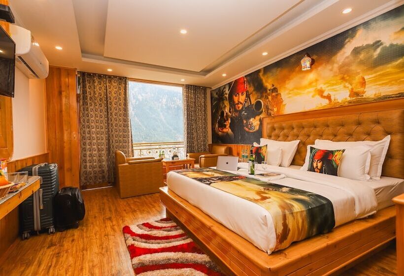 غرفة ديلوكس, Smuggler Resort Near Khatusham & Hadimba Temple With Parking & Swimming Pool